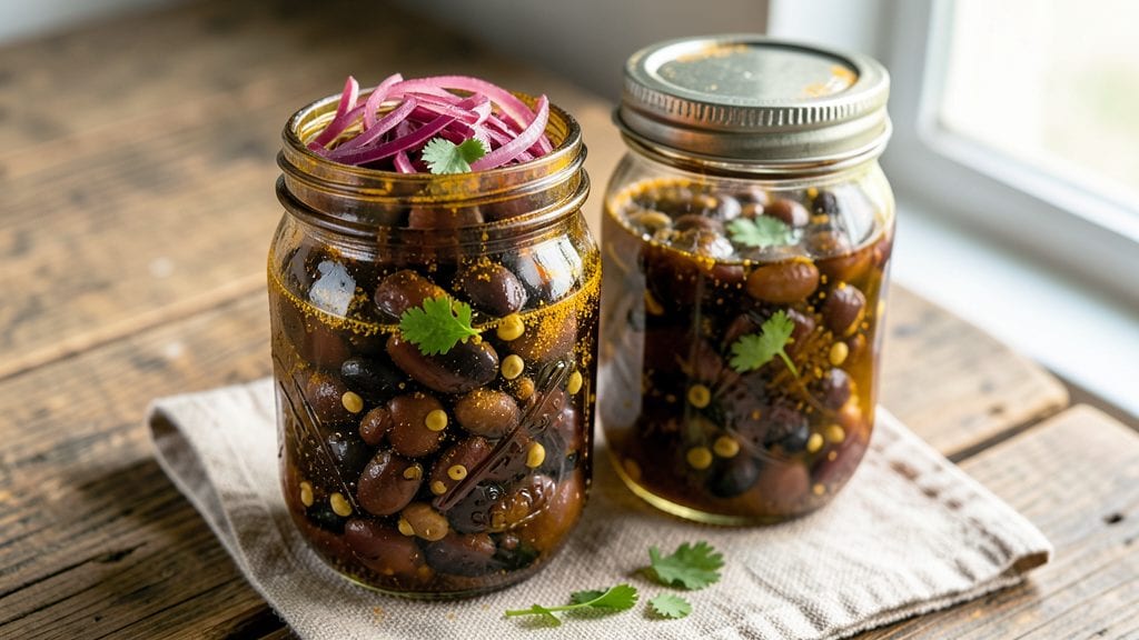 Beans Pickle Recipe: Spiced and Tangy Preservation in Glass Jars