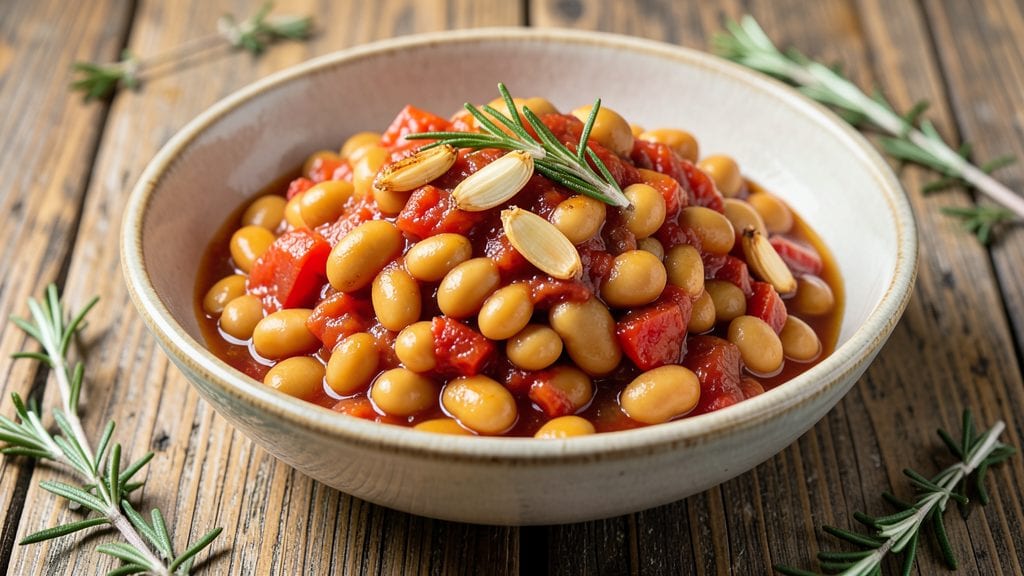 Bush's Cannellini Beans Recipe: Creamy Garlic-Tomato Simmer With Herbed Crunch