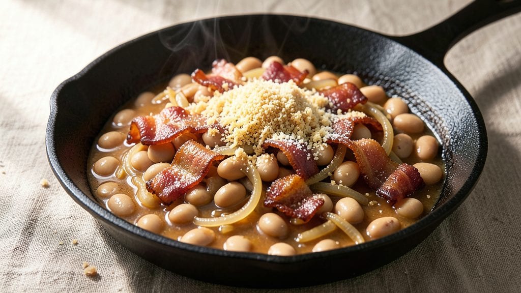 Bush's Best Pinto Beans Recipe: Smoky Bacon-Caramelized with Crunchy Top