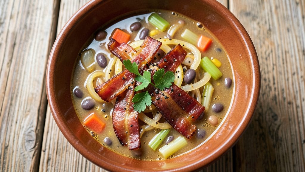 Campbell's Bean and Bacon Soup Recipe: Smoky Bacon Crunch and Hearty Bean Harmony