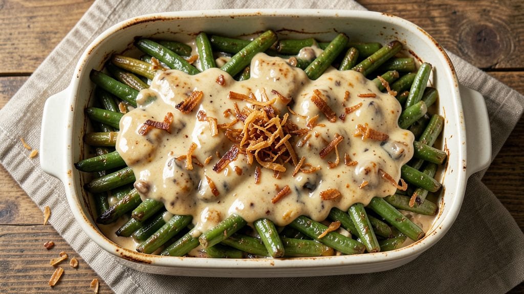 Campbell's Green Bean Casserole Recipe With Cream Of Mushroom: Nostalgic Comfort in One Dish