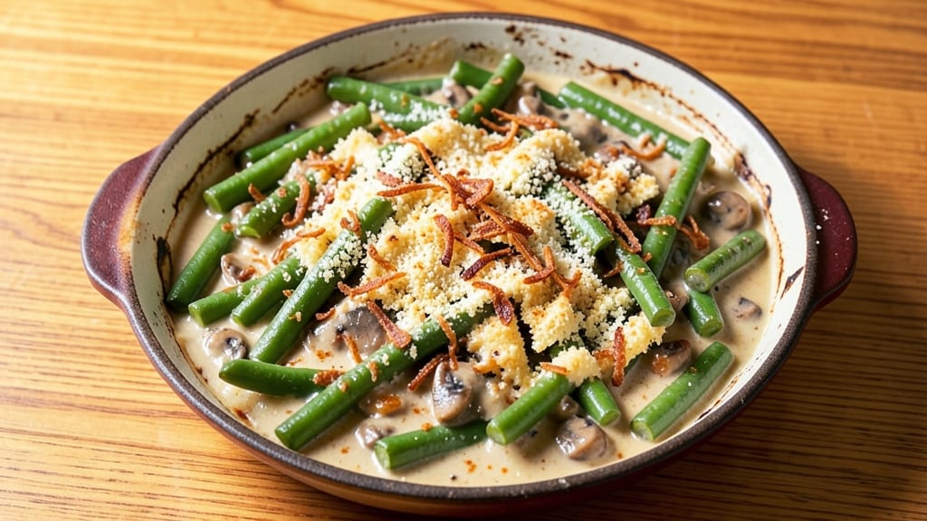 Campbell's Green Bean Casserole Recipe with Fresh Green Beans: Homestyle Creaminess Without the Canned Beans