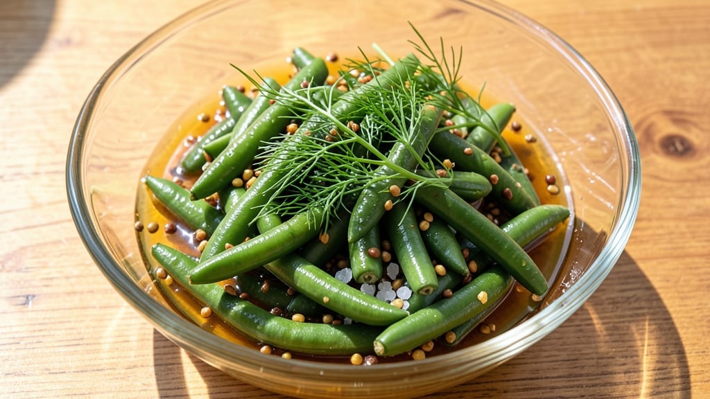 Canned Dilly Green Beans Recipe: Pickle-Brine Brightness in 15 Minutes