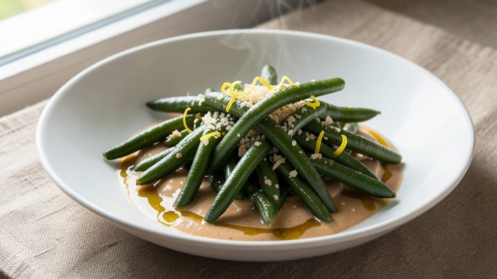Canned French Style Green Beans Recipe: Almond Butter Crunch With Tangy Mustard Twist