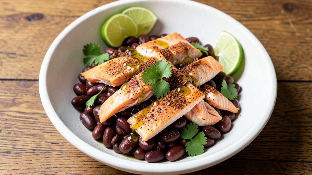 Canned Salmon Black Beans Recipe: Smoky Cumin-Spiced Protein Bowl