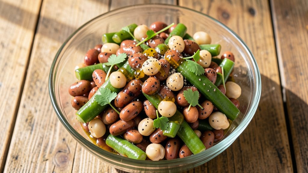 Canned Three Bean Salad Recipe: No-Mayo Creaminess With Pantry Staples