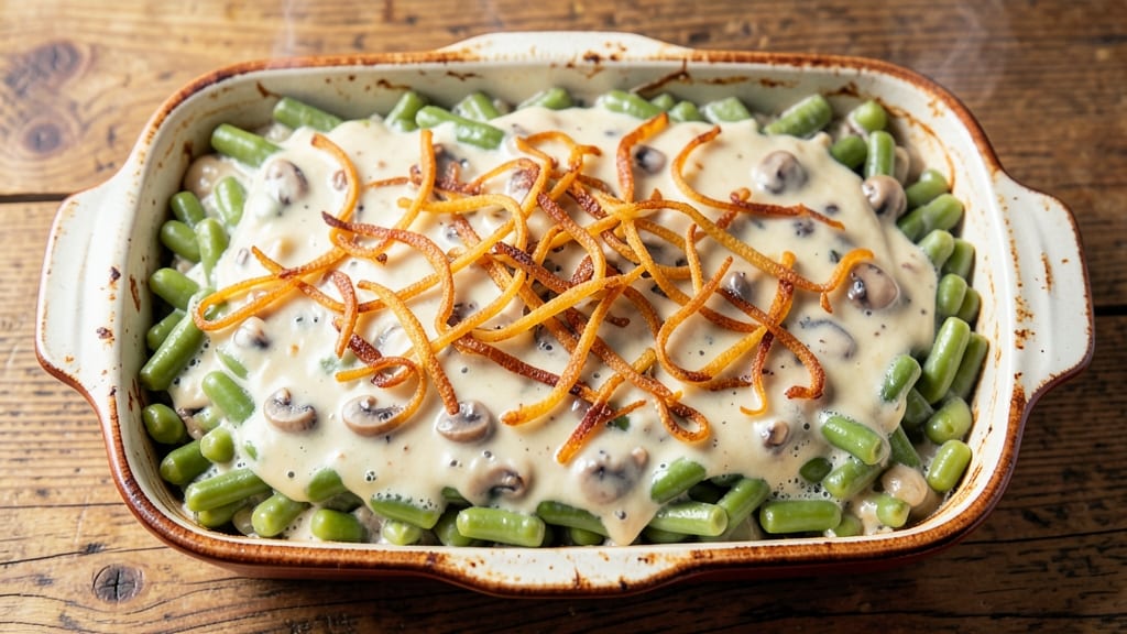 Classic Green Bean Casserole Recipe With Canned Green Beans: Homestyle Creaminess Without the Wait