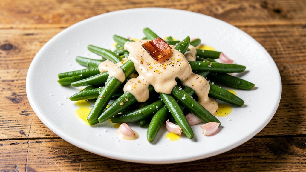 Copycat Outback Steakhouse Steamed Green Beans: Almond Butter Crunch With Garlic Tang