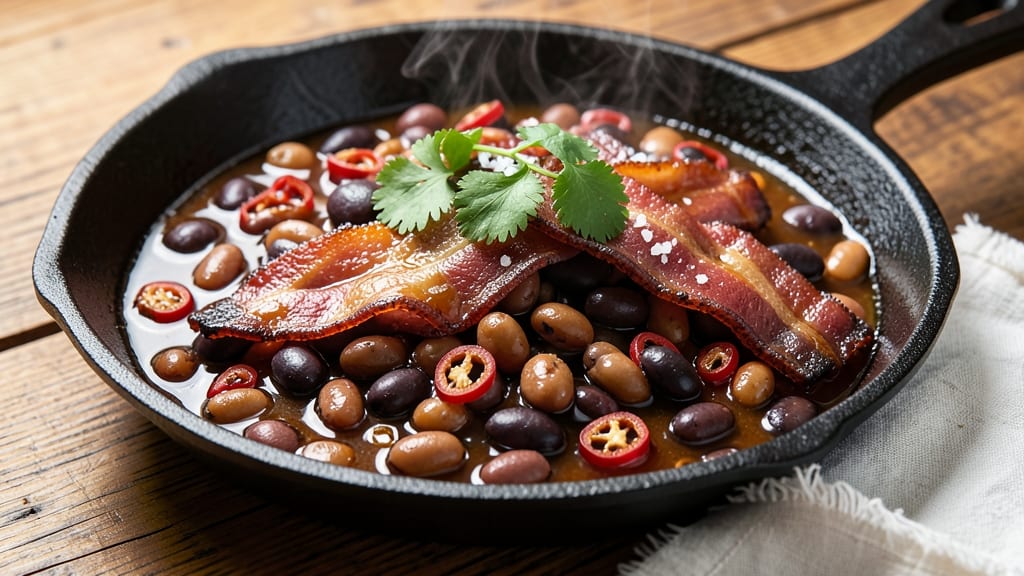 Doctored-Up Bush's Baked Beans Recipe: Smoky Chipotle-Kissed Depth With Bacon Crunch