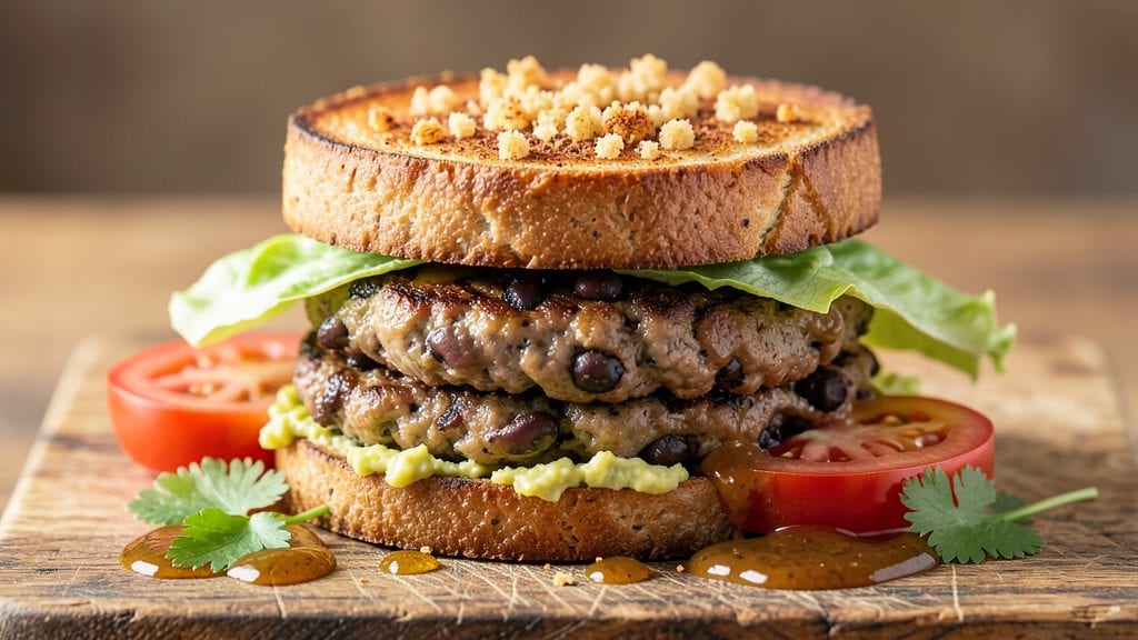 Mom's Organic Market Black Bean Burgers Recipe: Meat-Free Crispy Edges and Hearty Texture