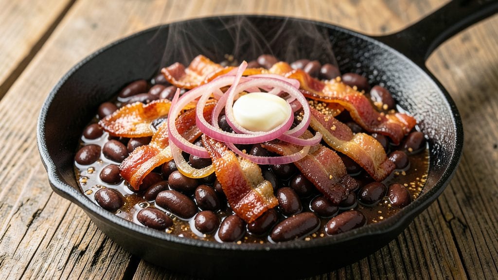 Old Fashioned Bush's Baked Beans Recipe: Smoky Molasses-Kissed Beans With Bacon Crunch