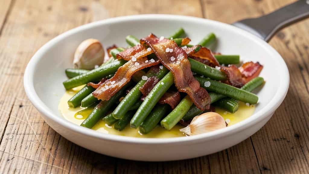 Pioneer Woman Green Beans Recipe: Crisp-Tender With Garlic and Bacon Bits