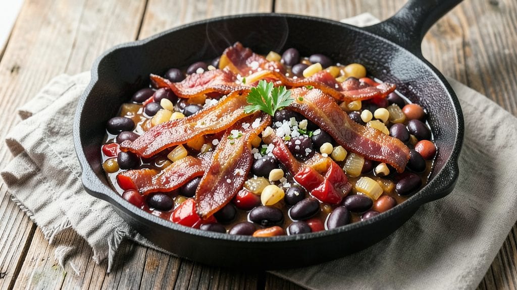Settlers Beans Recipe: Smoky Bacon and Tomato Slow-Cooked Richness