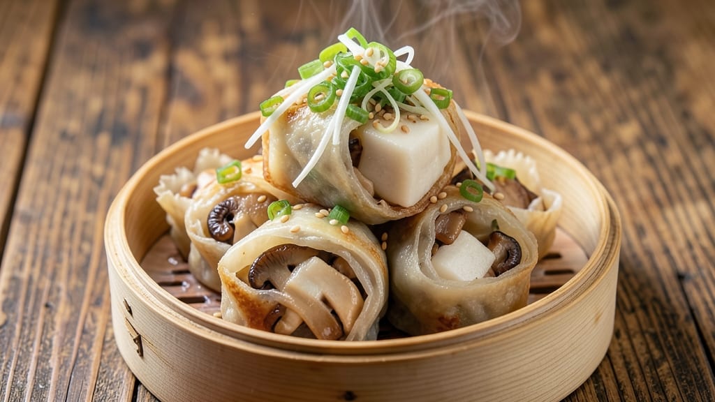 Steamed Bean Curd Roll Dim Sum Recipe: Silky Bamboo Steam Magic