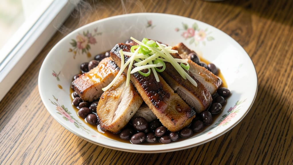 Steamed Pork Ribs With Fermented Black Beans Recipe: Umami-Packed Savory Bite in One Pot