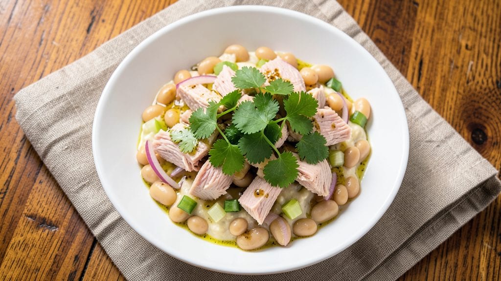 White Bean and Tuna Salad Recipe: Bright Mediterranean Crunch in 10 Minutes